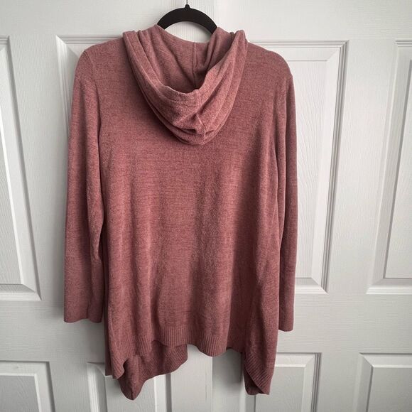 NWT Barefoot Dreams Ultra Chic Lite Hooded Cardigan Size Medium - Picture 4 of 9